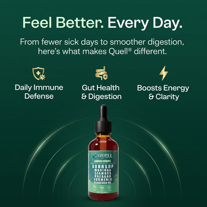 QUELL®  Soursop 10 in 1 Liquid Drops Extract