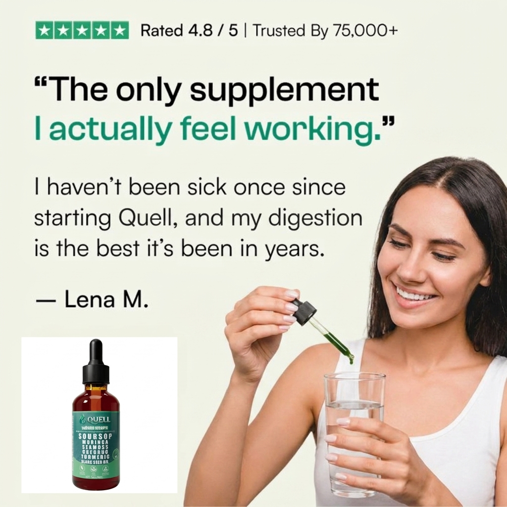 QUELL®  Soursop 10 in 1 Liquid Drops Extract