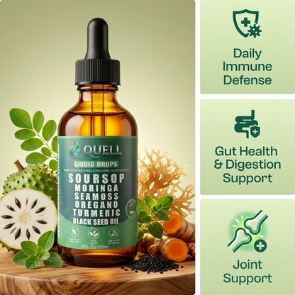 QUELL®  Soursop 10 in 1 Liquid Drops Extract